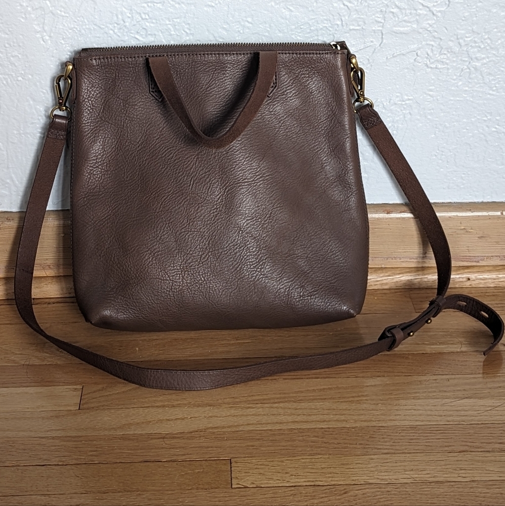 Madewell Brown Leather Crossbody Bag